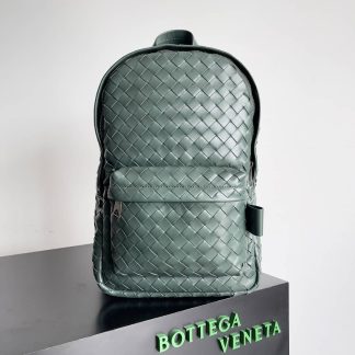 Replica Bottega Veneta Small Avenue Intrecciato Leather Backpack