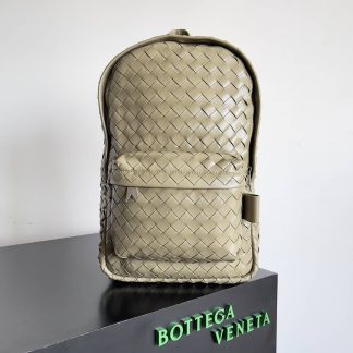 Replica Bottega Veneta Small Avenue Intrecciato Leather Backpack