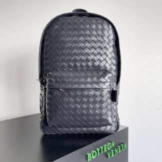 Replica Bottega Veneta Medium Avenue Intrecciato Leather Backpack