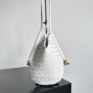 Replica Bottega Veneta solstice intrecciato lambskin shoulder bag