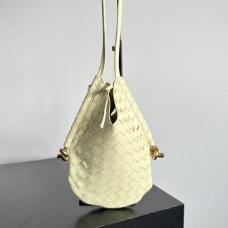 Replica Bottega Veneta solstice intrecciato lambskin shoulder bag