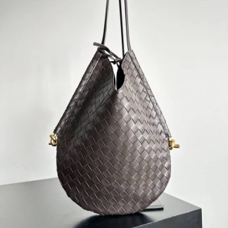 Replica Bottega Veneta solstice intrecciato lambskin shoulder bag