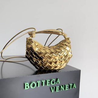 Replica Bottega Veneta Mini Sardine intrecciato leather Hobo shoulder bag
