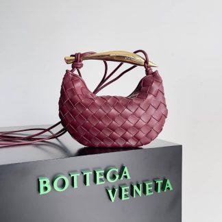 Replica Bottega Veneta Mini Sardine intrecciato leather Hobo shoulder bag