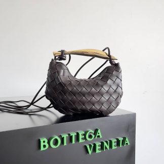 Replica Bottega Veneta Mini Sardine intrecciato leather Hobo shoulder bag