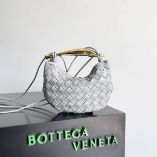 Replica Bottega Veneta Mini Sardine intrecciato leather Hobo shoulder bag