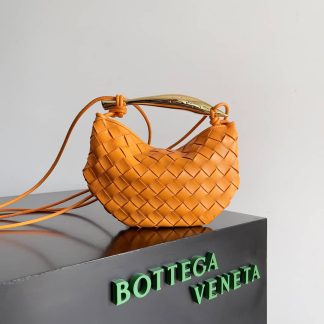 Replica Bottega Veneta Mini Sardine intrecciato leather Hobo shoulder bag