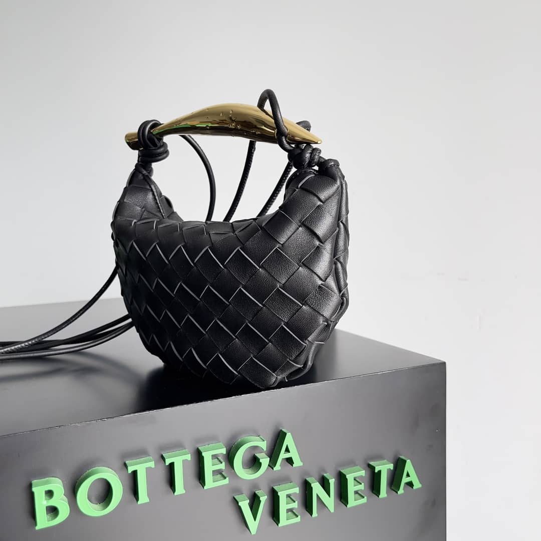 Replica Bottega Veneta Mini Sardine intrecciato leather Hobo shoulder bag_1_152884 Replica Bottega Veneta Mini Sardine intrecciato leather Hobo shoulder bag