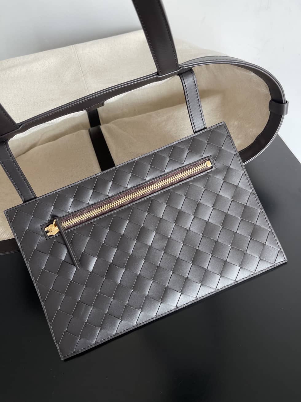 Replica Bottega Veneta Flip Flap canvas Medium tote bag_5_153194 Replica Bottega Veneta Flip Flap canvas Medium tote bag