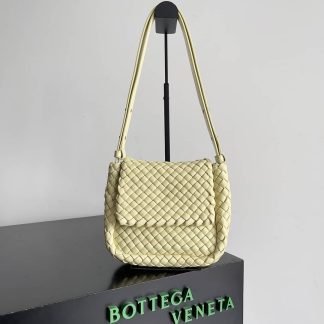 Replica Bottega Veneta Cobble Padded Intrecciato Mini Messenger Bag