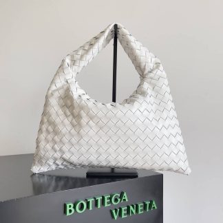 Replica Bottega Veneta Hop Intrecciato Leather Small Hobo Bag