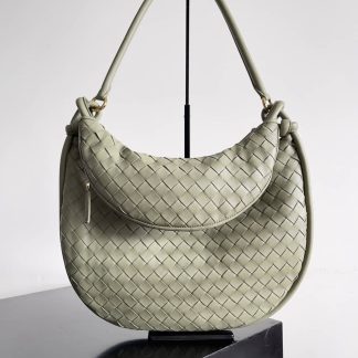 Replica Bottega Veneta Intrecciato Leather Gemelli Large Shoulder Bag