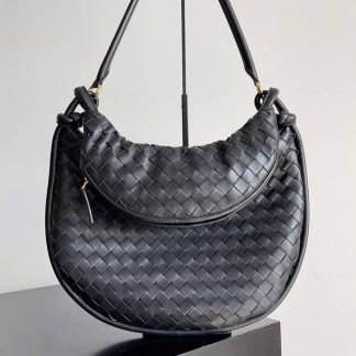 Replica Bottega Veneta Intrecciato Leather Gemelli Large Shoulder Bag