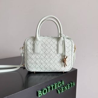 Replica Bottega Veneta Small Getaway Intrecciato Leather Top Handle Bag