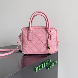 Replica Bottega Veneta Small Getaway Intrecciato Leather Top Handle Bag