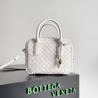 Replica Bottega Veneta Small Getaway Intrecciato Leather Top Handle Bag
