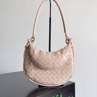 Replica Bottega Veneta Small Gemelli Intrecciato Leather Hobo Bag