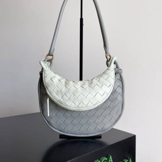Replica Bottega Veneta Small Gemelli Intrecciato Leather Hobo Bag