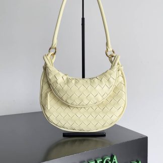 Replica Bottega Veneta Small Gemelli Intrecciato Leather Hobo Bag