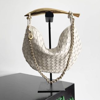 Replica Bottega Veneta Small Sardine intrecciato Lambskin Chain Bag