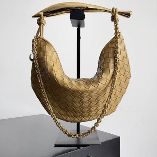 Replica Bottega Veneta Small Sardine intrecciato Lambskin Chain Bag