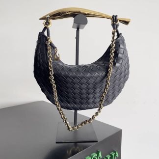 Replica Bottega Veneta Small Sardine intrecciato Lambskin Chain Bag
