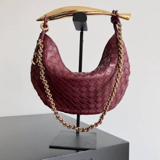 Replica Bottega Veneta Small Sardine intrecciato Lambskin Chain Bag