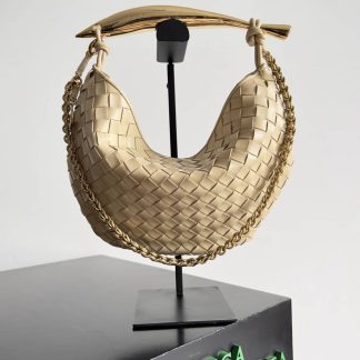 Replica Bottega Veneta Small Sardine intrecciato Lambskin Chain Bag