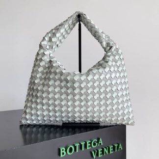 Replica Bottega Veneta Intrecciato Leather Large Hop Shoulder Bag