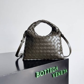 Replica Bottega Veneta Intrecciato Leather Mini Hop Crossbody Bag