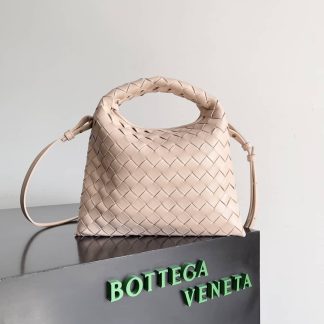 Replica Bottega Veneta Intrecciato Leather Mini Hop Crossbody Bag