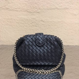 Replica Bottega Veneta Lauren 1980 Intrecciato Leather Chain Clutch