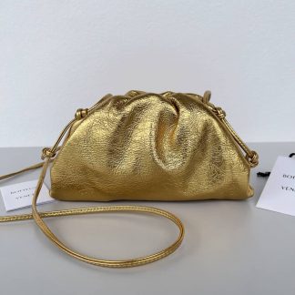 Replica Bottega Veneta Leather Mini Pouch Bag