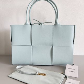 Replica Bottega Veneta Arco intrecciato leather tote Bag