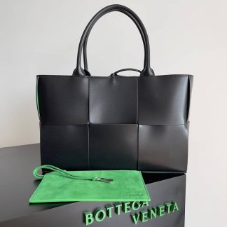 Replica Bottega Veneta Arco intrecciato leather tote Bag