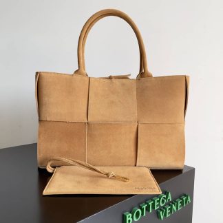 Replica Bottega Veneta Arco intrecciato leather tote Bag